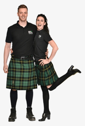 Gareth And Stacy's Story - Man And Woman In Kilt