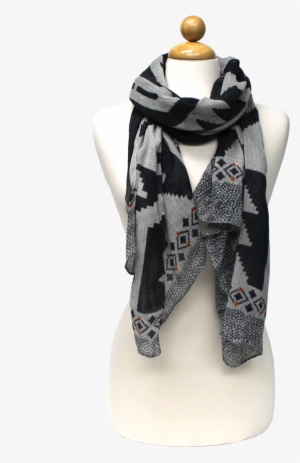 The Serena Aztec / Tribal Scarf - Scarf