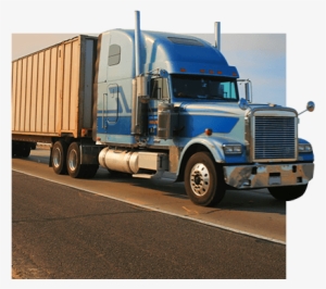 Injured In A Car Or Big Truck Accident - Highway Truck And Trailer