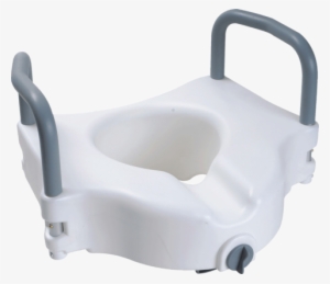 Med Raised Toilet Seat With Arms And Lock, 5" - Cardinal Health - Med Zchrts01 Raised Toilet Seat