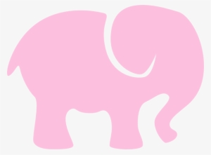 Baby Pink Elephant Cliparts Msr-7 - Cute Elephant Pumpkin Stencil