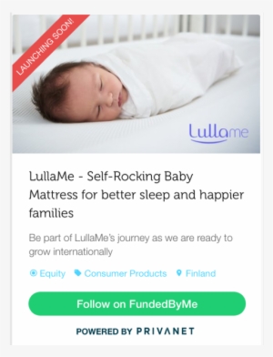 Lullame Have Created The Baby Mattress That Rocks Your - Fundedbyme