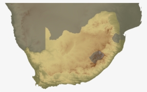 South Africa Topo Continent - Satellite Image Of South Africa