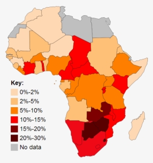 Aids In Africa - People Per Square Mile In Africa