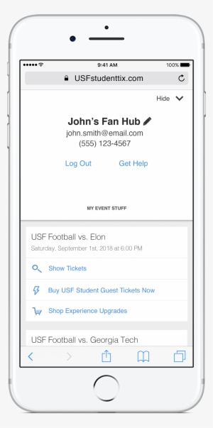In The Fan Hub, Tap Show Ticket For An Upcoming Game - Georgia State University