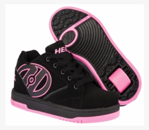 propel - black and hot pink heelys