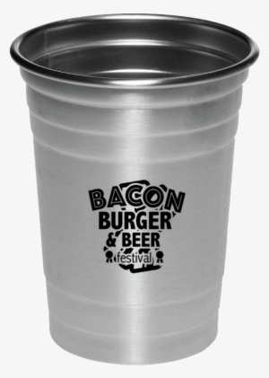The First Bacon, Burger And Beer Festival Is Coming - 16 Oz. Stainless Steel Beer Cups