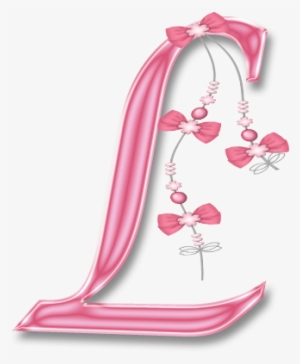 Alfabeto Decorativo Rosas Em Png - Letra L Rosa Png