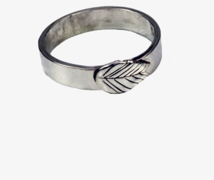 Sweet Leaf Sterling Silver Band Ring