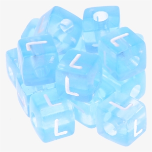 580 Cubos Acrílicos Azules - Plastic