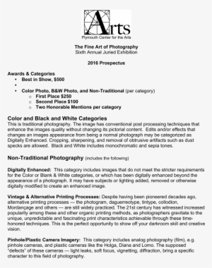 The Fine Art Of Photography Prospectus - Document