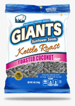 Toasted Coconut Kettle Roast - Giants Sunflower Seeds, Kettle Roast, Dill Pickle Flavor