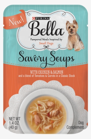 Savory Soups With Chicken And Salmon - Purina Bella Savory Juices Porterhouse Steak Flavor