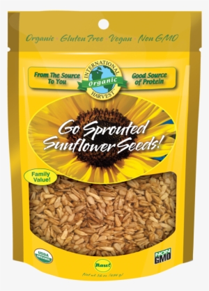 Go Sprouted Sunflower Seeds - International Harvest Go Sprouted Almonds, 4 Oz, Orange