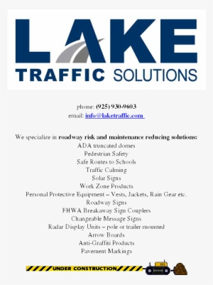 Lake Traffic Solutions Competitors, Revenue And Employees - Office Of The Press Secretary