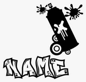 Sticker Prenom Personnalisable Graffiti Design Ambiance - Sticker
