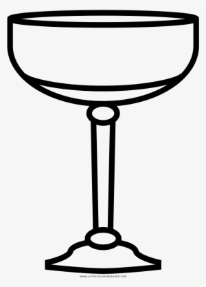 Margarita Glass Coloring Page - Glass