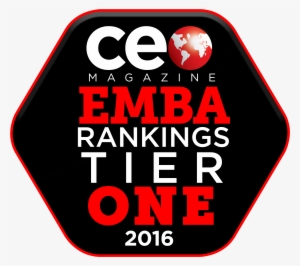 Image Of Ceo Magazine Emba Rankings Badge - Master Of Business Administration