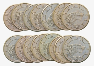 15 Rickard Stark Half-pennies Gaming Coins