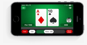 On The Personal Device Every Player Can Play A Hand - Mobile Phone