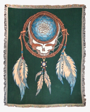 Grateful Dead Steal Your Face Skull In A Dream Catcher - Steal Your Face