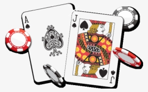 Blackjack Hand With Poker Chips - Blackjack