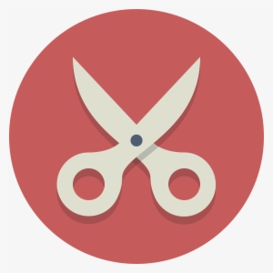 Open - Scissors Icon Round Png