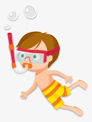 Meet Our Team Patient Forms Boy Snorkeling - Cartoon Snorkeling Person Png