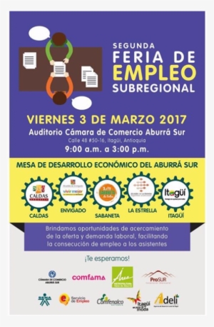 Te Esperamos En La Segunda Feria De Empleo Subregional - Envigado