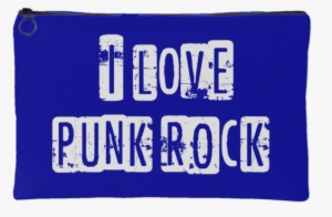 I Love Punk Rock Accessory Pouch - Late Knights Hop O' The Morning