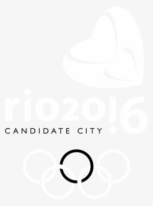Rio 2016 Candidate City Logo Black And White - Circle