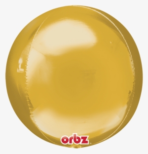 Esfera Dorada Png - 18" Orbz Gold - Mylar Balloons Foil