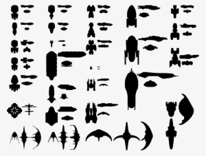 Starship Silhouette Transparent PNG - 1600x1236 - Free Download on NicePNG