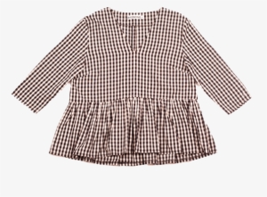 Gingham Top Flat Lay - Blouse