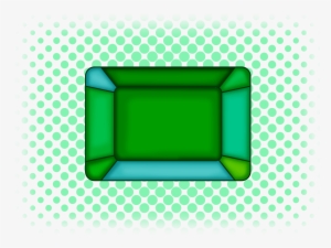 Emerald Gem - Vector Graphics