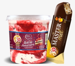 Creme Mel Lança Sorvete Sabor Bolo De Aniversário Para - Ice Cream