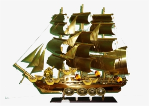 Barco De La Riqueza Copia - Barco Cargado De Oro