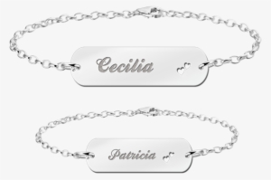 Moeder Baby Dochter Naam Armband