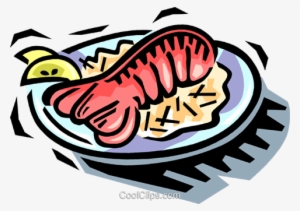 Lobster Tails Royalty Free Vector Clip Art Illustration - Lobster Tail Clipart