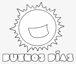 Dibujo De Buenos Días Para Colorear - Para Dibujos De Los Buenos