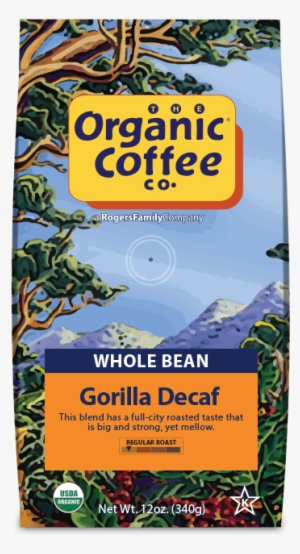 Gorilla Decaf Coffee - Gorilla Decaf Coffee - Organic, 12 Oz. Bag