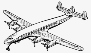 Download Png - Airplane Images Black And White