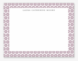 Dotted Name Flat Notes - Paper
