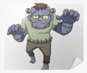 Illustration Of Cartoon Zombie Vector Poster • Pixers® - Zombie Dessin Animé