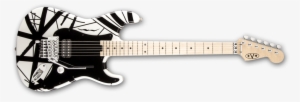 Evh Es Una Marca Nueva En El Mercado, Es Una Colaboración - Evh Striped Series Electric Guitar White / Black