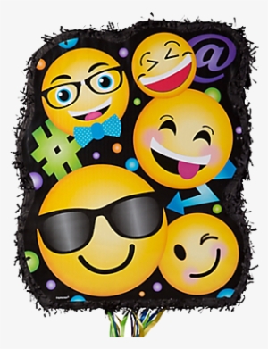 Emoji Pinata - Smiley Pinata Kit With Favors Birthday Party Supplies