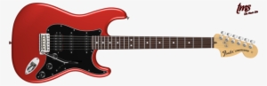 Guitarra Eléctrica Fender Am Spec Strat Mn Usa - Squier Jaguar Bass Red