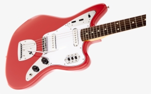 Fender Jaguar 50 Aniversario - Fender 60s Jaguar Lacquer Electric Guitar, Fiesta Red