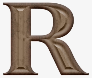 Download Now For Free This Letter R Transparent Png - Wood Carving