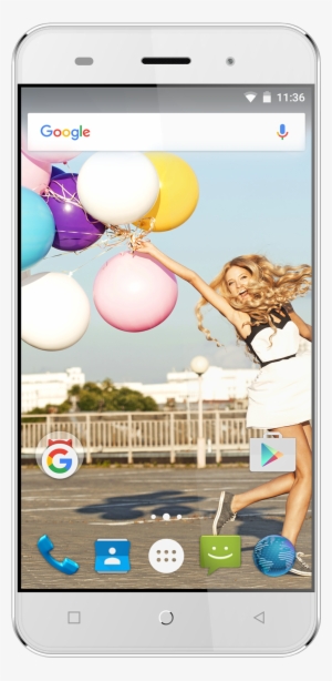 The Orbic Slim Unlocked 5" Android Smartphone Silver - Orbic Screen Protector For Orbic Slim